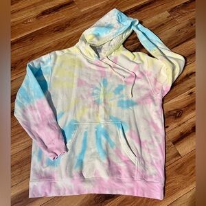 Tie dye hoodie, size XL